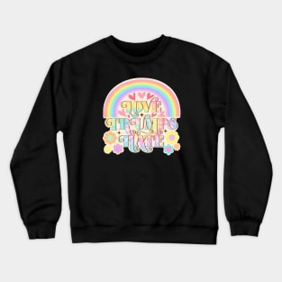 Love trumps hate Crewneck Sweatshirt